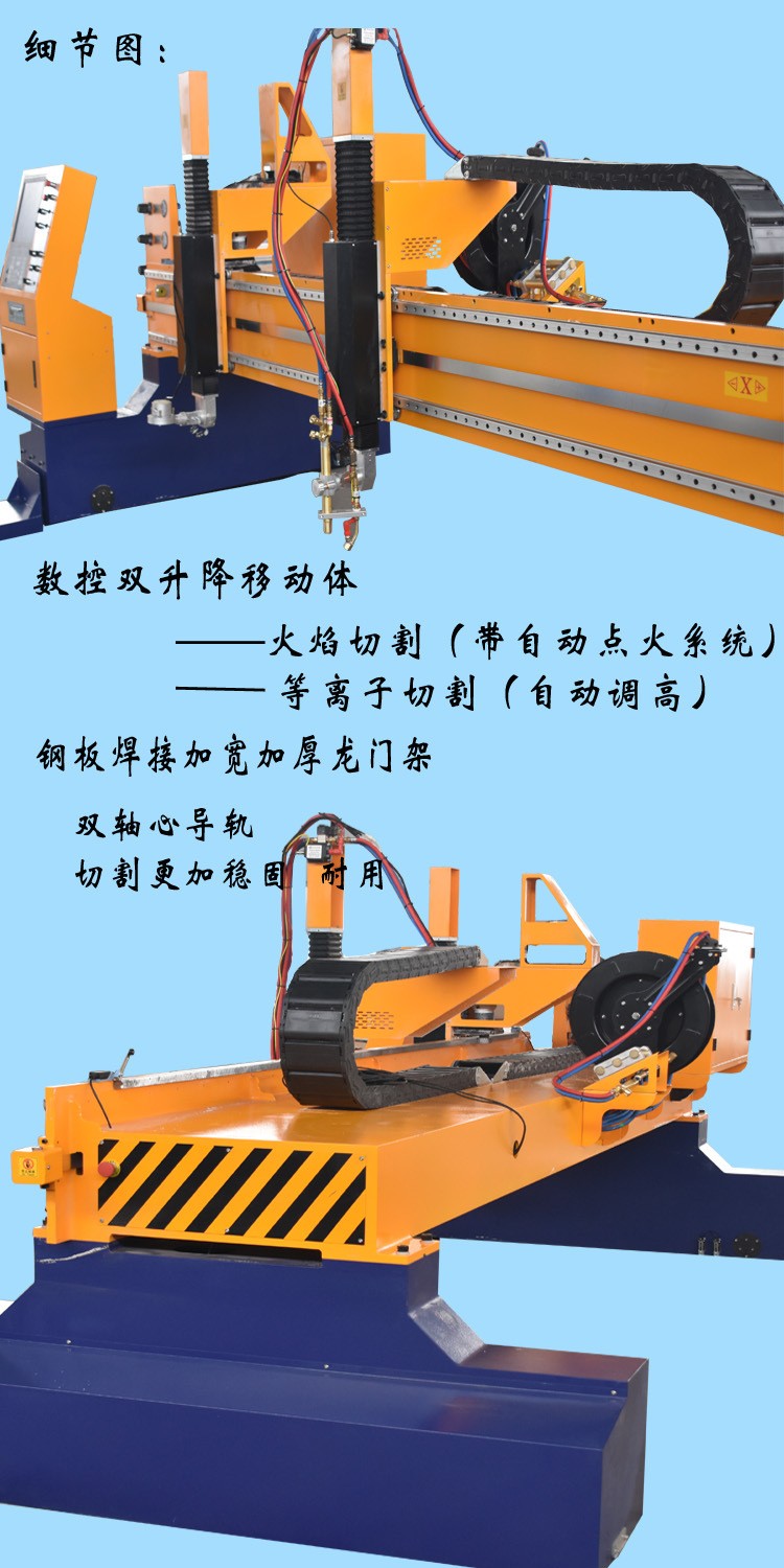 XRSK-LMS重型龍門式數控切割機細節(jié)圖